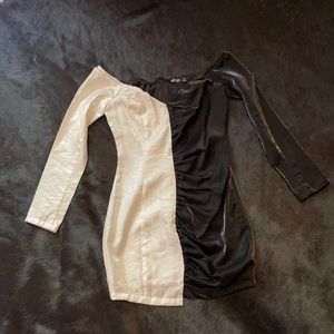 Black and white cocktail dress size 2